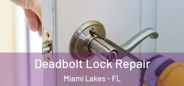 Deadbolt Lock Repair Miami Lakes - FL