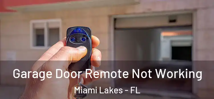  Garage Door Remote Not Working Miami Lakes - FL