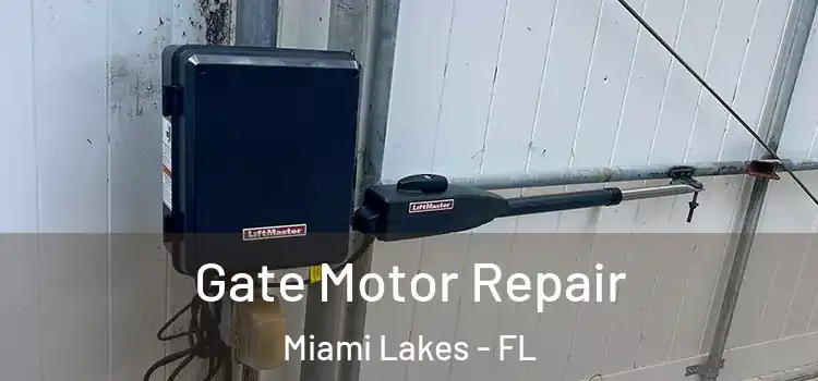 Gate Motor Repair Miami Lakes - FL