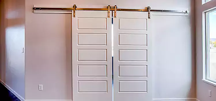 Glass Barn Door with Installation Hardware Kit Miami Lakes