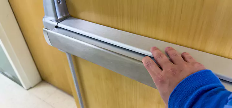 Installing a Push Bar on a Door Miami Lakes