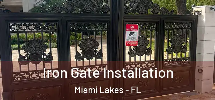  Iron Gate Installation Miami Lakes - FL